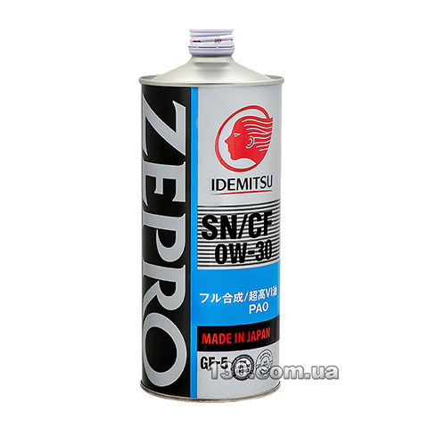 Synthetic motor oil Idemitsu Zepro Touring PRO SAE 0W-30 — 1 l