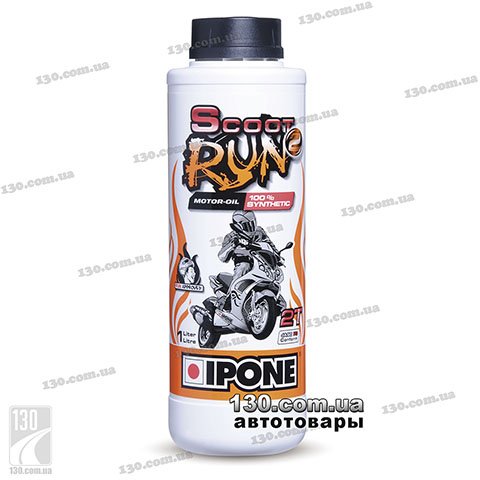 Ipone Scoot Run 2 — моторное масло синтетическое — 1 л для 2-тактных скутеров