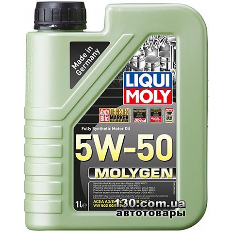 Моторное масло синтетическое Liqui Moly Molygen 5W-50 — 1 л