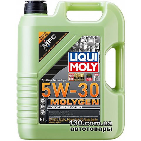 Моторное масло синтетическое Liqui Moly Molygen New Generation 5W-30 — 5 л