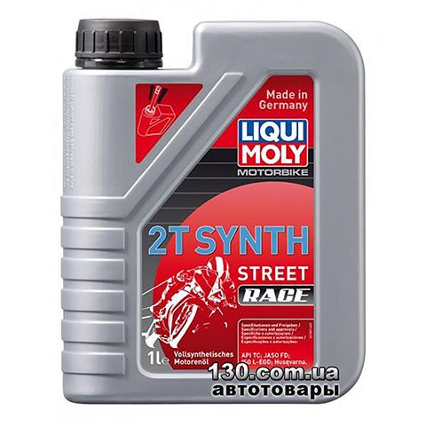 Моторное масло синтетическое Liqui Moly Motorbike 2T Synth Street Race — 1 л