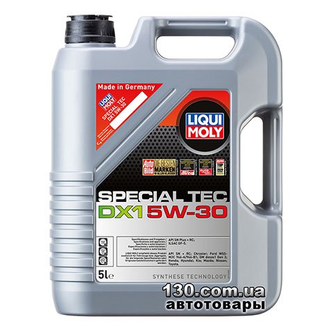 Liqui Moly Special TEC DX1 5W-30 — моторне мастило синтетичне — 4 л
