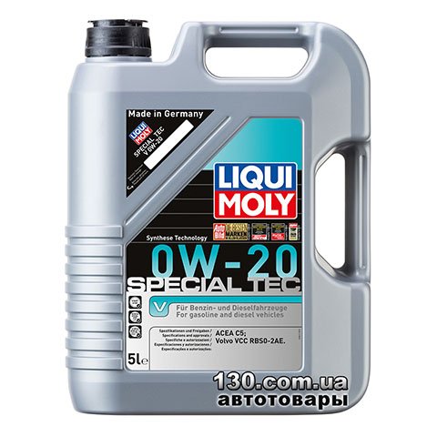 Liqui Moly Special TEC V 0W-20 — моторне мастило синтетичне — 5 л