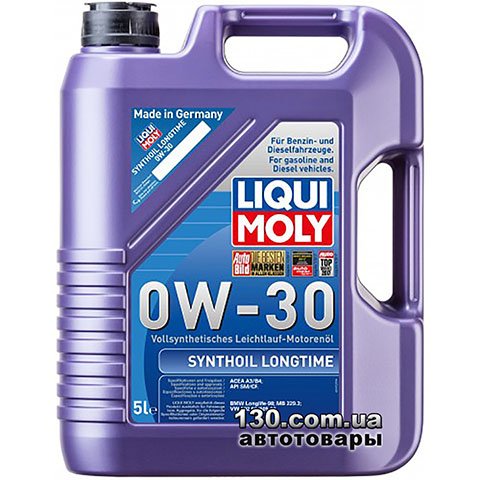 Liqui Moly Synthoil Longtime 0W-30 — synthetic motor oil — 5 l