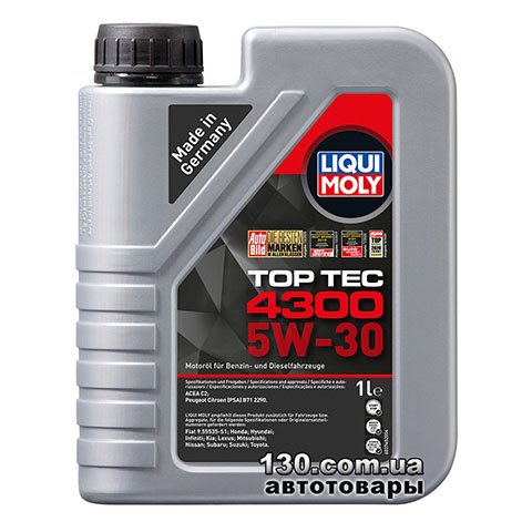 Liqui Moly TOP TEC 4300 5W-30 — synthetic motor oil — 1 l