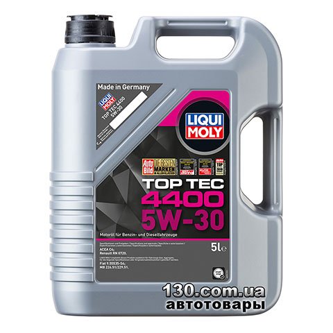 Liqui Moly TOP TEC 4400 5W-30 — synthetic motor oil — 5 l