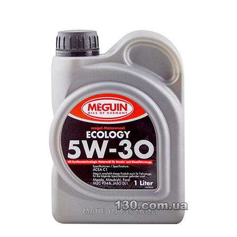Моторное масло синтетическое Meguin Ecology SAE 5W-30 — 1 л