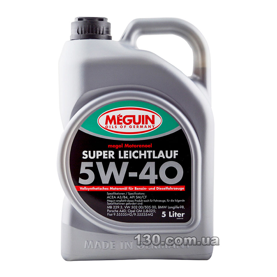  Super Leichtlauf SAE 5W-40 — synthetic motor oil — 5 l
