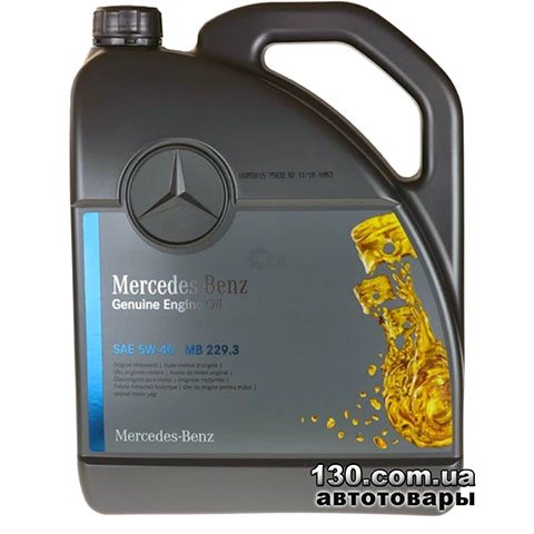 Моторное масло синтетическое Mercedes MB 229.3 Engine Oil — 5 л