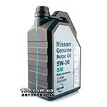 Synthetic motor oil Nissan Genuine Motor Oil SM 5W-30 — 4 l