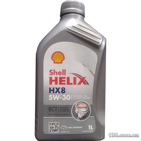 Моторное масло синтетическое Shell Helix HX8 ECT 5W-30 — 1 л
