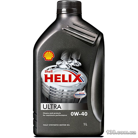 Моторное масло синтетическое Shell Helix Ultra 0W-40 — 1 л