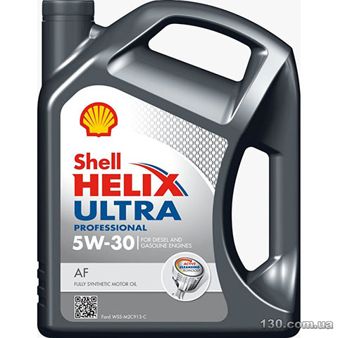 Моторное масло синтетическое Shell Helix Ultra Professional AF 5W-30 — 5 л