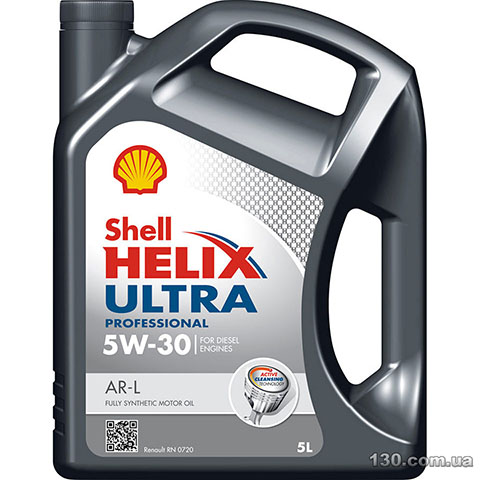 Shell Helix Ultra Professional AR-L 5W-30 — synthetic motor oil — 5 l