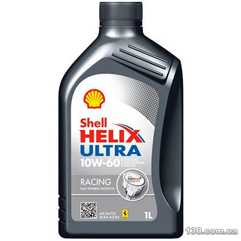 Synthetic motor oil Shell Helix Ultra Racing 10W-60 — 1 l