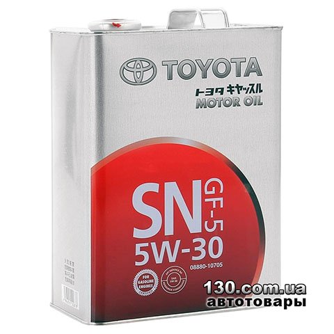 Моторное масло синтетическое Toyota Motor Oil 5W-30 — 4 л