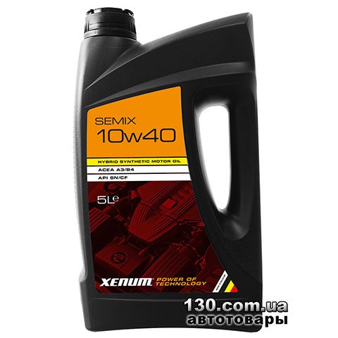 Моторное масло синтетическое XENUM SEMIX 10W40 — 5 л