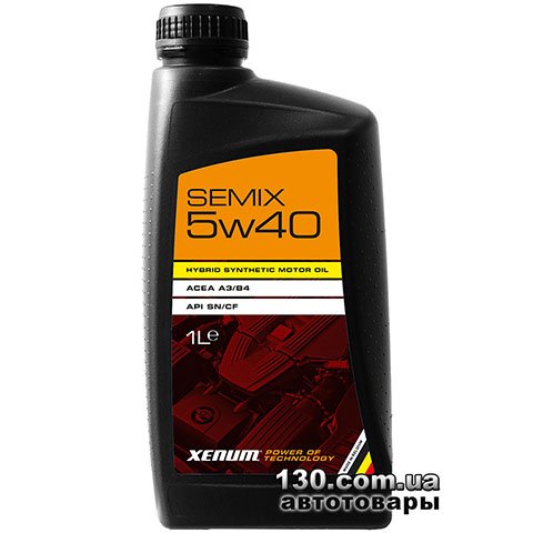XENUM SEMIX 5W40 — моторне мастило синтетичне — 1 л