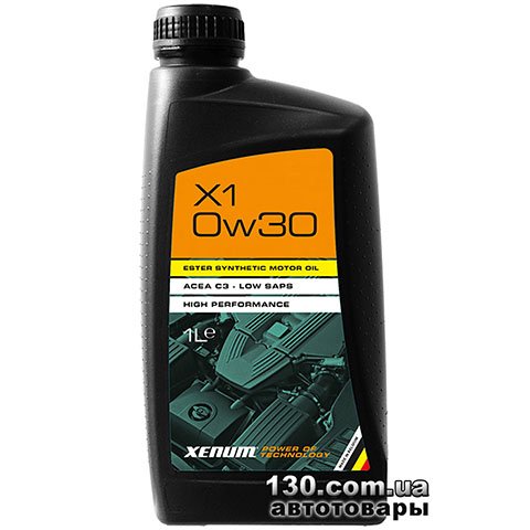 Моторное масло синтетическое XENUM X1 0W30 Ester Hybrid — 1 л