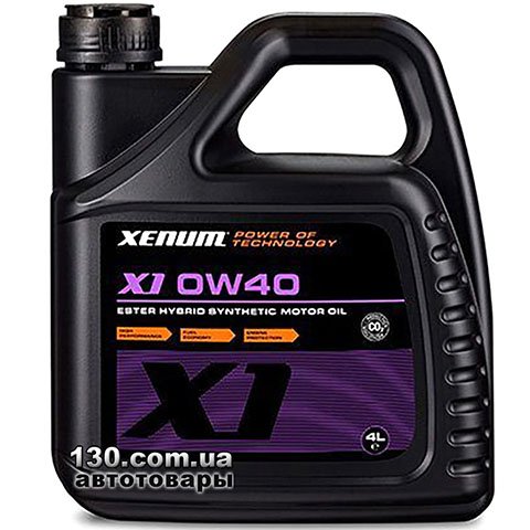 XENUM X1 0W40 Ester Hybrid — synthetic motor oil — 4 l