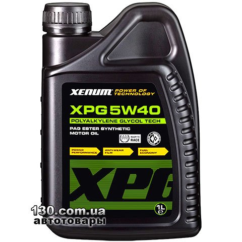 Моторное масло синтетическое XENUM XPG 5W40 — 1 л
