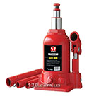 Домкрат гідравлічний пляшковий TORIN TF0602 6 тонн, низькопрофільний двухштоковий