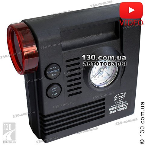 Tire inflator Alca 3 in 1 233 000 with pressure gauge and signal lamp
