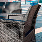 Tourist furniture set Bica Venezia 2 color gray