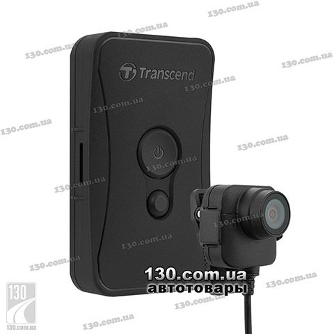 Transcend DrivePro Body 52 — нагрудный видеорегистратор (TS32GDPB52A) 32 ГБ памяти, Wi-Fi, выносная камера