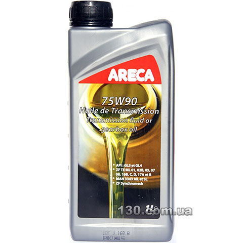 Трансмиссионное масло Areca 75W-90 SYNTHETIC — 1 л