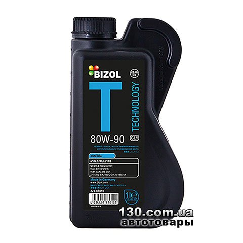 Bizol Technology Gear Oil GL5 80W-90 — трансмиссионное масло — 1 л