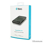 Повербанк Ttec 2BB135S 10000 mAh, Led, Output: 2*USB, 20W, Black, Q36