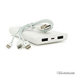 Power bank Ttec 2BB171B 10000 mAh, Output: 2USB/microUSB, 20W, White