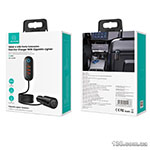Автомобильное зарядное устройство Usams US-CC161Car Charger 3USB + Type-C 156W With Cigarette Lighter Black CC161CC01