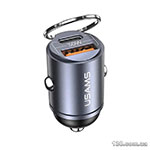 Car charger Usams US-CC206 C38 PD30W A+C Dual Ports Fast Charging Invisible Ring Car Charger tarnish CC206CC01