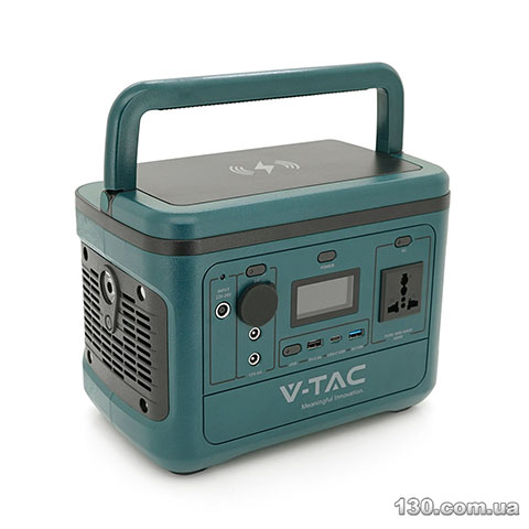 Портативная зарядная станция V-TAC VT-606 500W, (26.2Ah/21.6V 568Wh) (275x170x200) 5.4kg