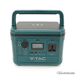 Портативна зарядна станція V-TAC VT-606 500W, (26.2Ah/21.6V 568Wh) (275x170x200) 5.4kg