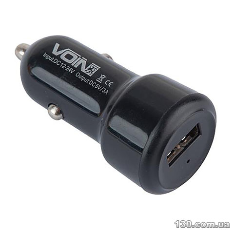 Автомобильное зарядное устройство VOIN C-36209 1USB (12/24V - 5V 3,0A)