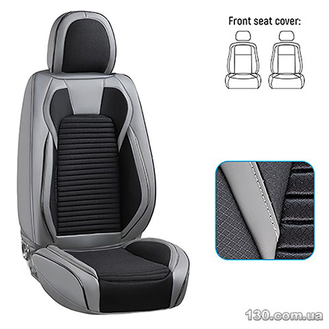 Car seat covers VOIN V-8803 Gy/Bk Front