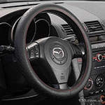 Steering wheel cover VOIN VLOD-L941 BK/RD M