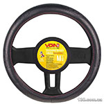 Steering wheel cover VOIN VLOD-L941 BK/RD M