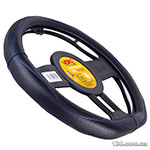 Steering wheel cover VOIN VLOD-LF2161 BK R/BL M