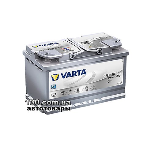 Varta Silver Dynamic AGM 6СТ-80АЗ Е 580901080 F21 — автомобильный аккумулятор 80 Ач «+» справа