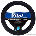 Steering wheel cover Vitol R 1210004 BK L