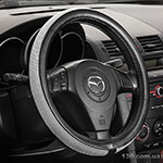 Steering wheel cover Vitol VLOD-BRLT85 BK M