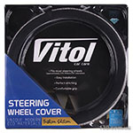 Steering wheel cover Vitol VLOD-BRLT85 BK M