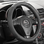 Steering wheel cover Vitol VLOD-HC15 Bk L