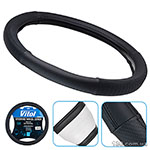 Steering wheel cover Vitol VLOD-HC15 Bk L