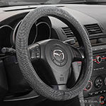 Steering wheel cover Vitol VLOD-W207F Bk M