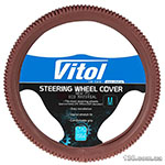 Steering wheel cover Vitol VLU-1806009 BR M